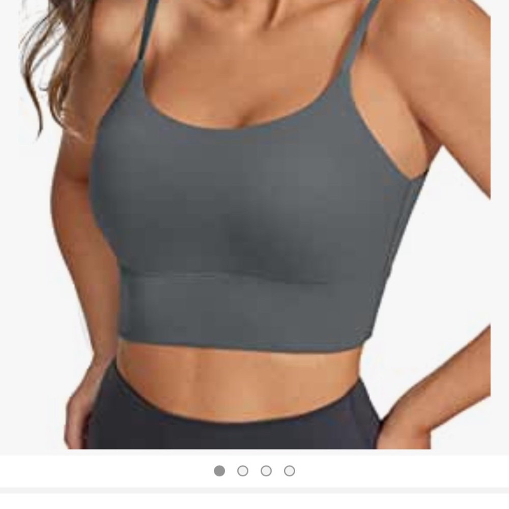 Crz Yoga padded longline sports bra